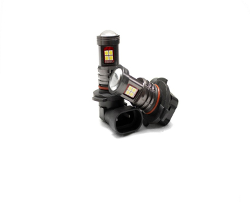 Race Sport Lighting Terminator Series, White H10 Base, LED High Power Replacement Bulbs, Fog Light