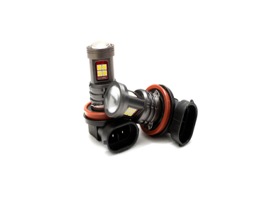 Race Sport Lighting Terminator Series, White, H11 Base, LED High Power Replacement Bulbs