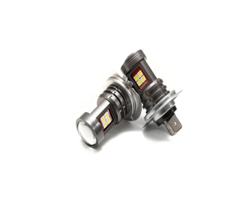 Race Sport Lighting Terminator Series, White H7 Base, LED High Power Replacement Bulbs