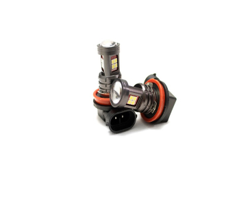 Race Sport Lighting Terminator Series, White H8 Base, LED High Power Replacement Bulbs
