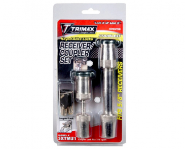 STAINLESS STEEL T3 - 5/8" Receiver & TC1 - 7/8" Span Coupler Lock-KA Set