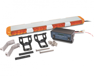 LED 23" Multi-Function Rooftop Amber Light Bar - Bracket Mount