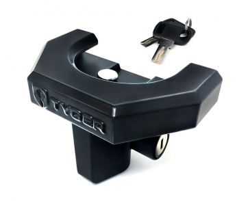 Tyger Coupler Lock for 2" Trailer Coupler Lip width 3.75" Coupler Height, 5/16" Coupler, 2.5" Ball