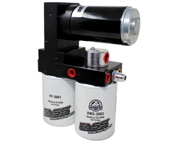 FASS Titanium Signature Series Diesel Fuel Lift Pump 140Gph At 45-50 Psi, Powerstroke 7.3L/6.0L, For 1999-2007 Ford F250, F350 Super Duty