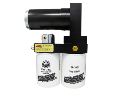 FASS Titanium Signature Series Diesel Fuel Lift Pump 240Gph At 45-50 Psi, Powerstroke 7.3/6.0L, For 1999-2007 Ford F250, F350 Super Duty