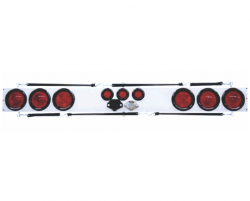 60" Incandescent Tow Light Bar with Flashers