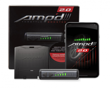 AMPd 2.0 Throttle Booster w/ Bluetooth Switch for 2001-2005 Chevrolet Silverado/GMC Sierra, 2500, 2500 HD, 3500
