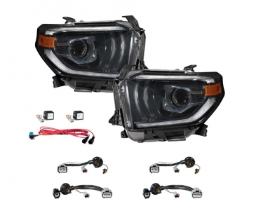 Form LED Projector Headlights, Pair, For 2014-2021 Toyota Tundra