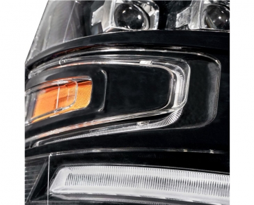 Form LED Projector Headlights, Pair, For 2007-2013 Chevrolet Silverado