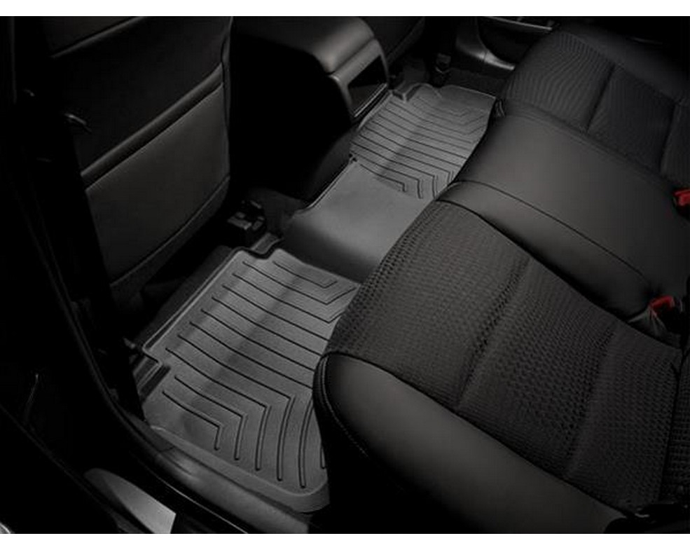 WeatherTech FloorLiner DigitalFit Mat - Black, Rear, Fits 2016-2023 Nissan Titan, Titan XD Crew Cab