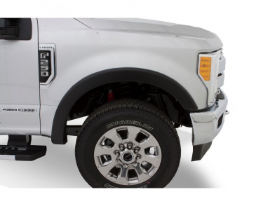 Bushwacker OE Style Fender Flares Black Smooth Finish 2-Piece Front Fits 1999-2007 Ford F250, F350, F450, F550 Super Duty OE Style Flares 2pc - Black